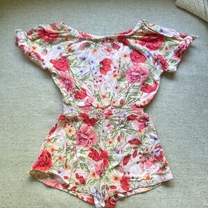 Toddler Girl Floral Romper